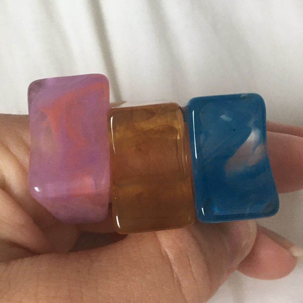 Multi Colored Rings - Picture 3 of 3
